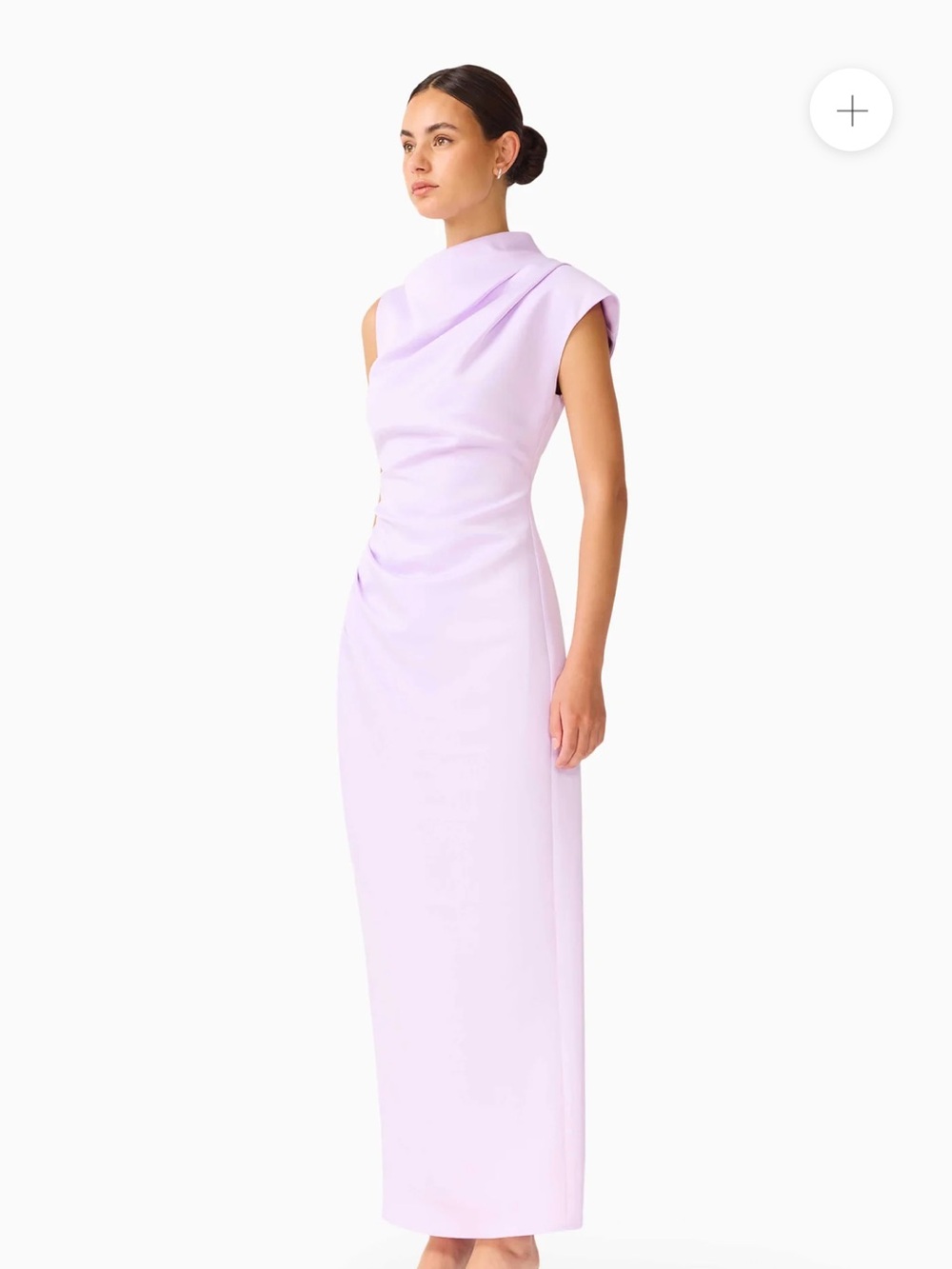 Elliatt Lilac One-Shoulder Maxi Dress - Picture 3 of 5